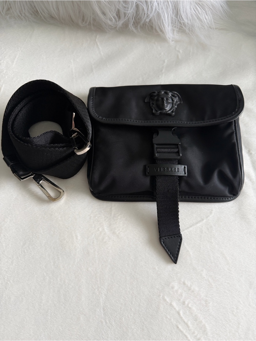 Versace La Medusa Small Messenger Bag – Unisex